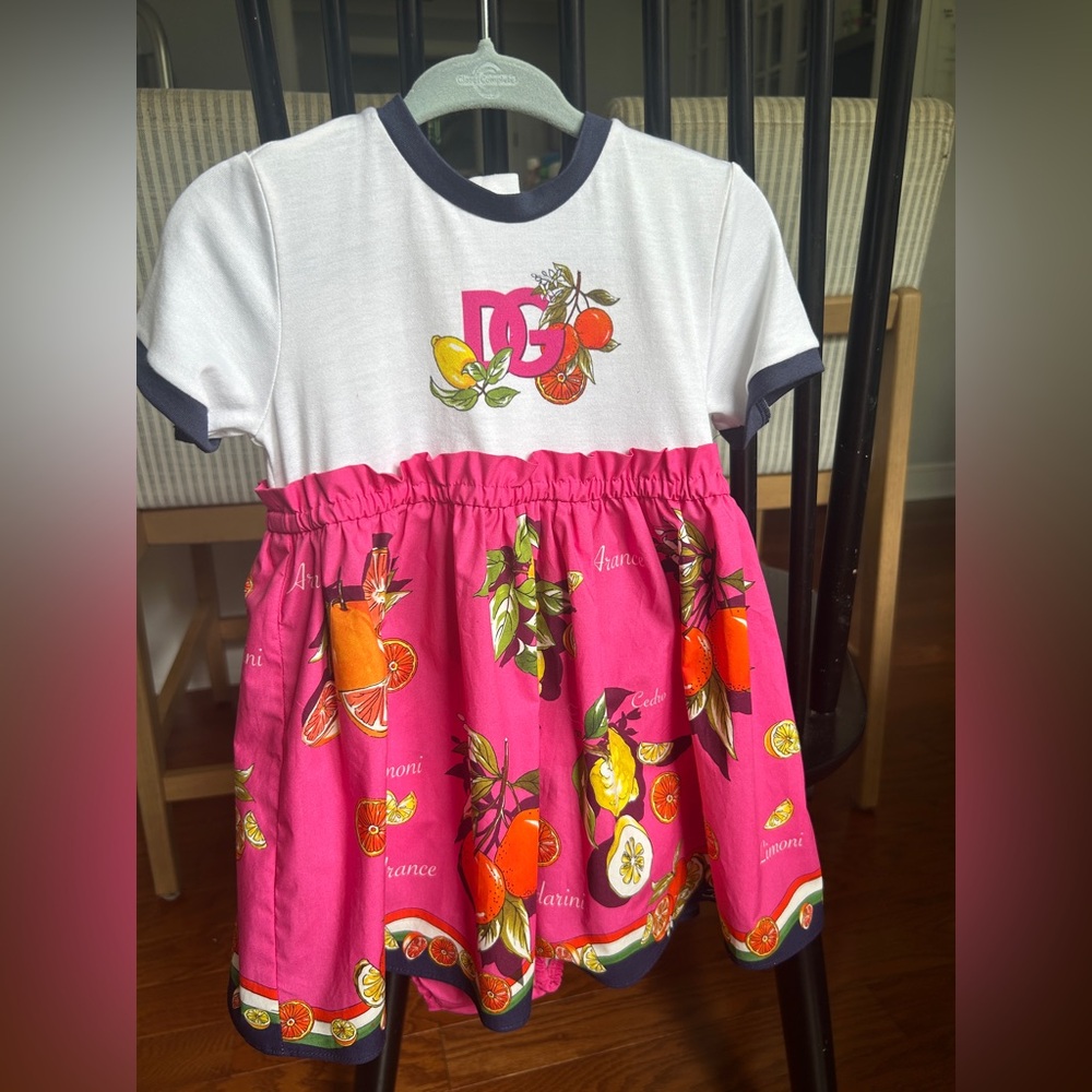 Dolce & Gabana baby citrus t-shirt dress